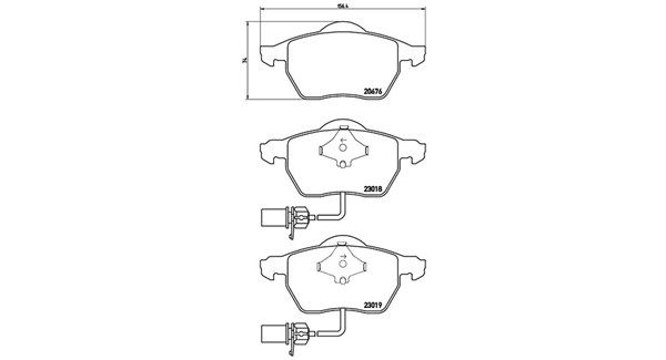 MAGNETI MARELLI Комплект тормозных колодок, дисковый тормоз 363700485085